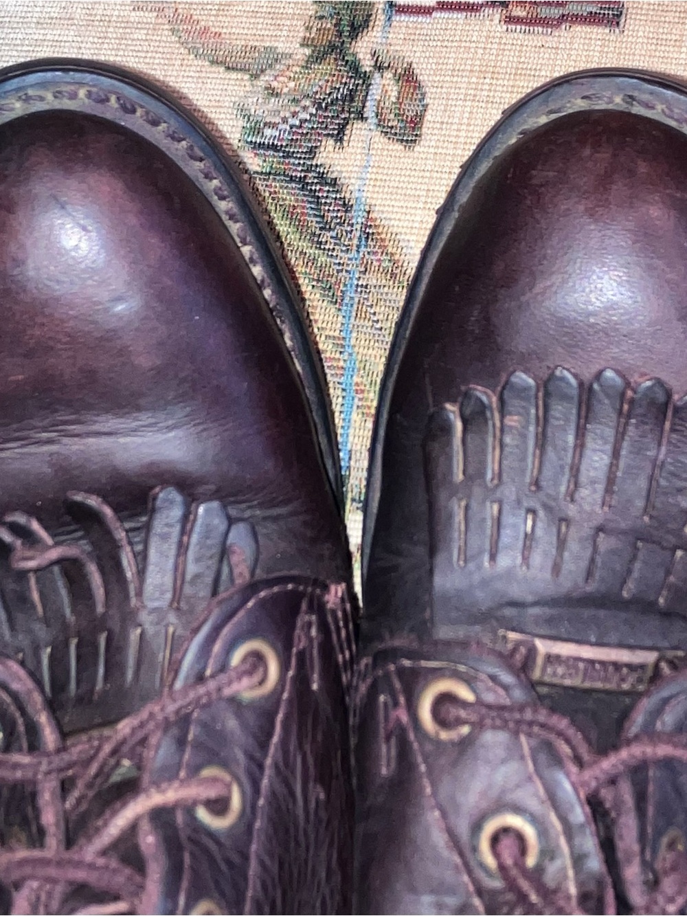 Double H Packer Burgundy Leather Boots size 9M EUC - Picture 7 of 13